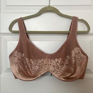 Soma Floral Lace Bra in Brown